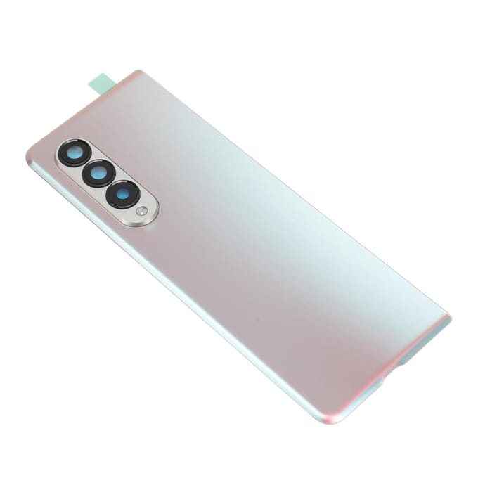 Remplacement du Cache Arrière en Verre avec Lentille de Caméra Pré-installée et Kit de Réparation pour Galaxy Z Fold 3 5G noir