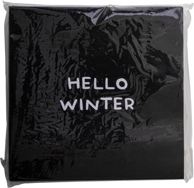 Gusta servetten Hello Winter