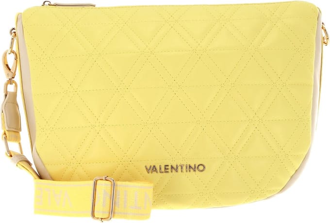 VALENTINO Schoudertas Palm Re Hobo Bag Lime / Ecru Lichtgeel