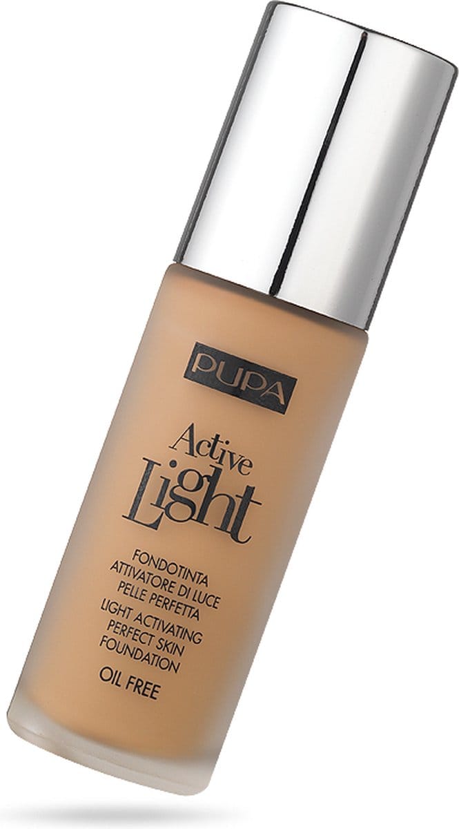 Pupa, Active-Light, Sans Huile, Illuminateur, Fond de Teint Liquide, 60, Ambre, 30 ml