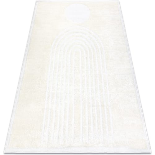 Kleden Rugsx Tapijt modern MODE 8597 geometrisch creme 140x190 cm