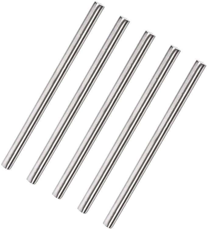 100mm x 6mm 304 RVS Lineaire Schachten - 5 Stuks voor DIY Projecten en Constructies