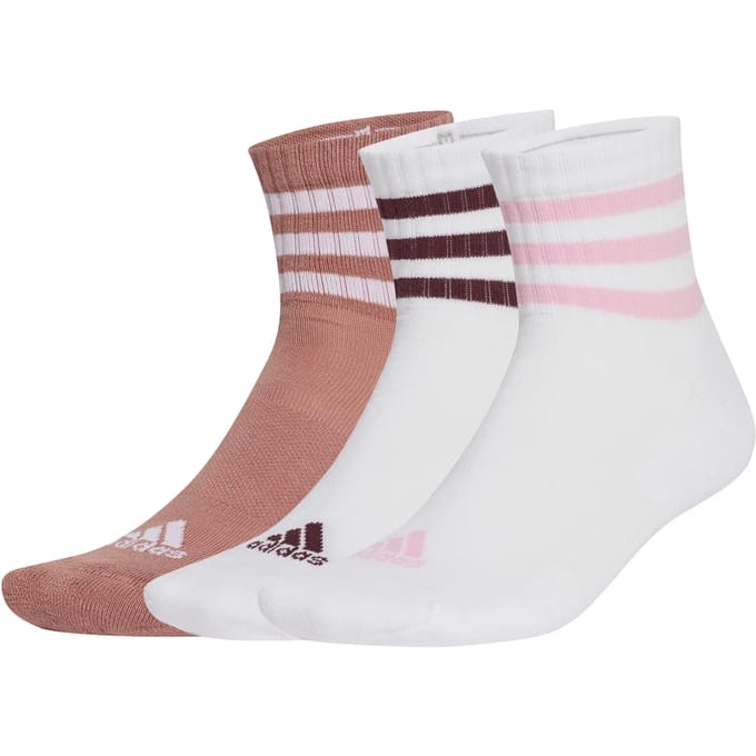 Sokken adidas 3-Stripes Cushioned Mid Cut (x3)