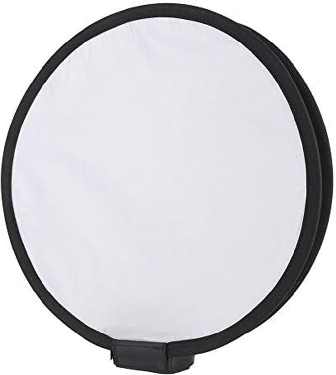 Dailygoods- Softbox-diffuser 40 cm - Ronde Opvouwbare Diffuser - Draagbaar - Nylon - Inclusief Opbergtas - Lichtgewicht 130 g - Lichtdiffuser