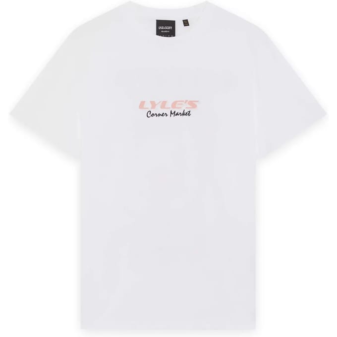 Lyle and Scott Receipt grafic t-shirt -