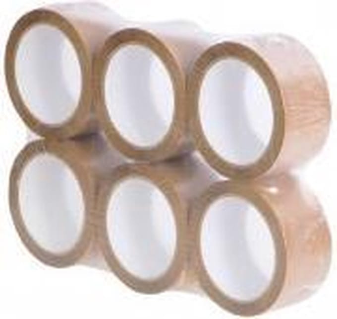 Sigma Verpakkingstape Bruin 66m x 48mm