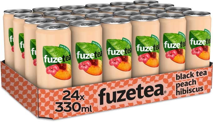 Tray Fuze Tea - Peach Hibiscus - sleekcan - 24x33 cl