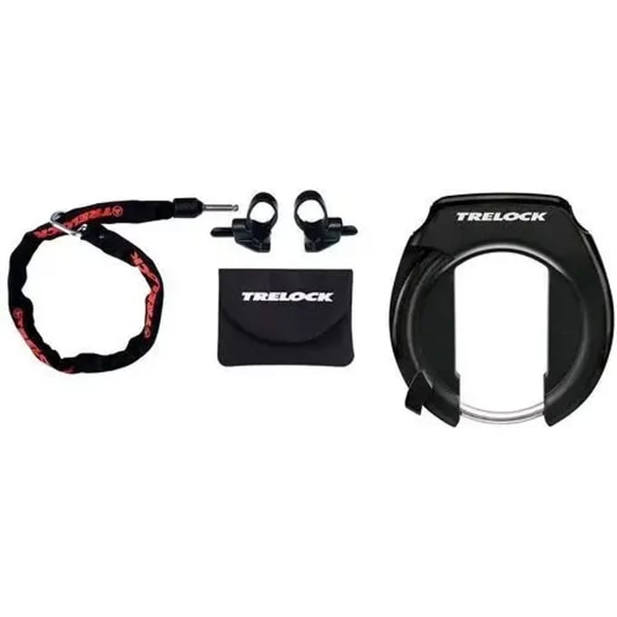 TRELOCK Ringslot Set RS 351 P-O-C AZ + ZR 355 100/6 met tas