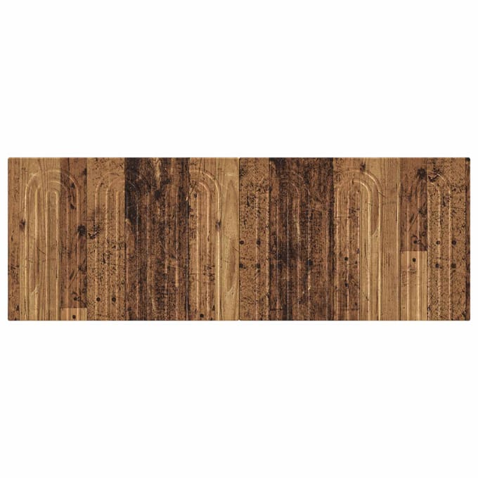 vidaXL - Wandgemonteerd - Hoofdbord - ALKMAAR - Oud - hout - Bewerkt - hout