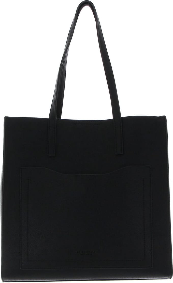 SEIDENFELT MANUFAKTUR Schoudertas Halsa Shopper Black Zwart
