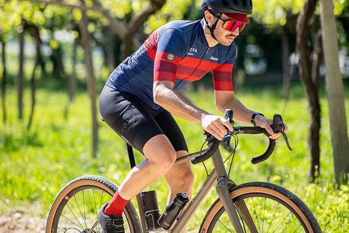 Santini Arte Technische Fietstrui, Heren Nautica Fietstrui red