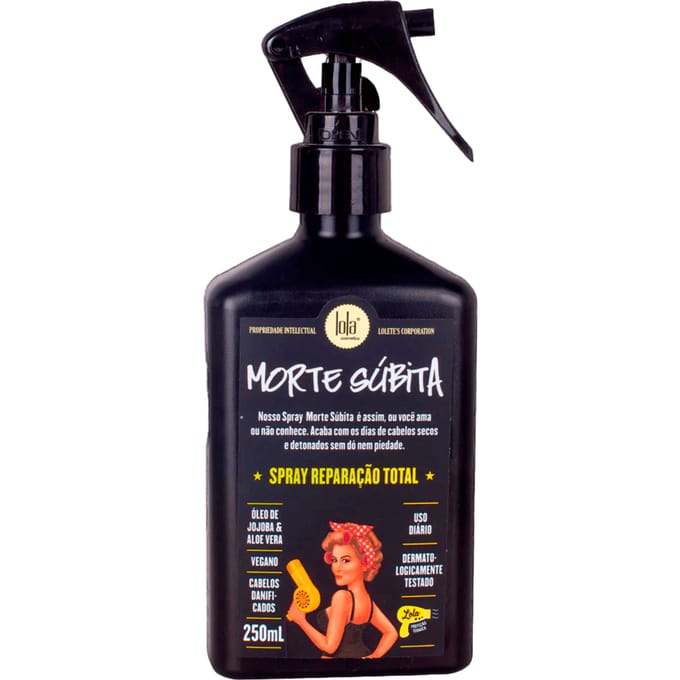 LoLa Spray  Vegan  de traitement  Morte súbita  Réparation 250 ml soin capillaire
