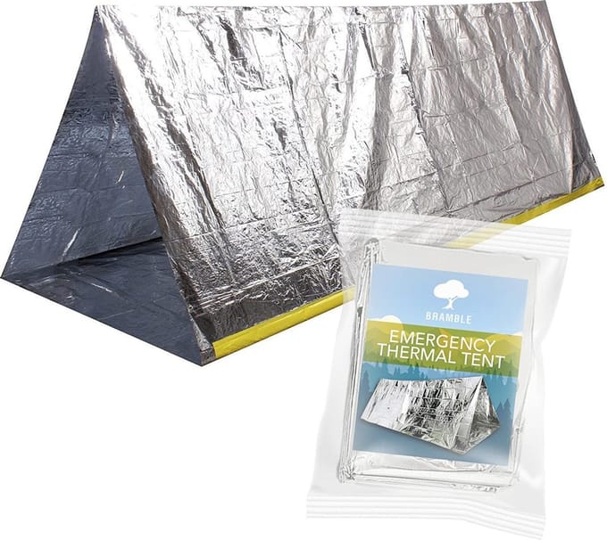 Bramble – Survivaltent 240 X 150 Cm Aluminium Grijs