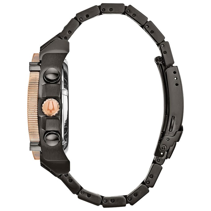 Bulova Precisionist 98D149 Horloge - Staal - Grijs - Ø 46 mm