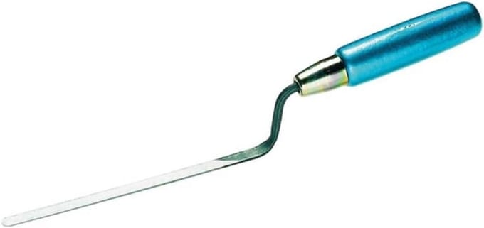 Deense Voegentroffel - Koolstofstaal, 10mm Breedte, Houten Handvat