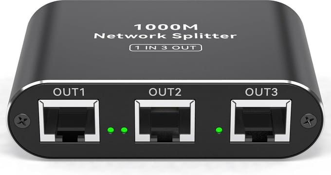 Lexium Netwerk Splitter - Netwerk Switch - Netwerkswitch - Internet Splitter - Ethernet Splitter