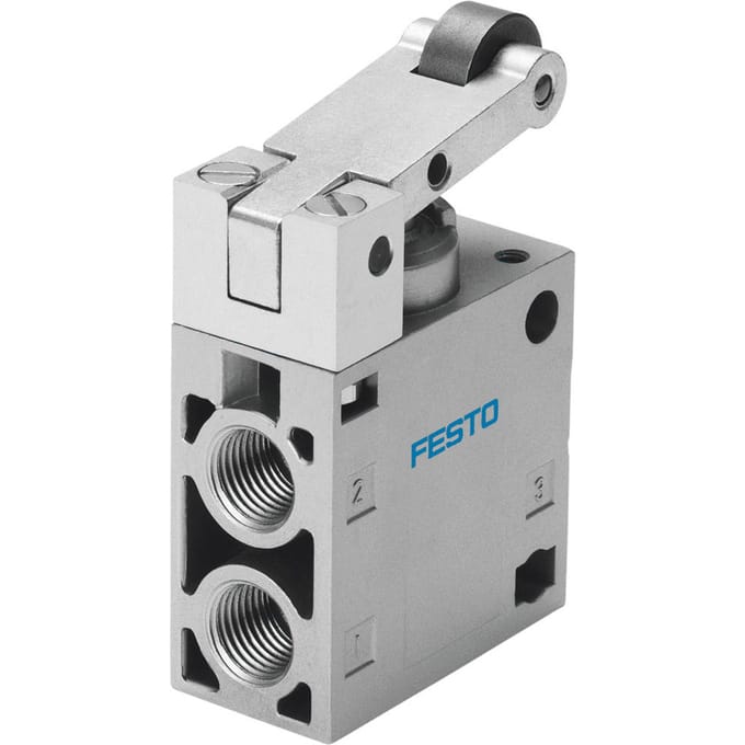 Festo 3/2 NC Monostabiele Rollenhevelklep G1/4 600l/min - 8985