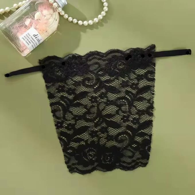 Artefact anti-éblouissant, soutien-gorge en dentelle à décolleté une pièce gray