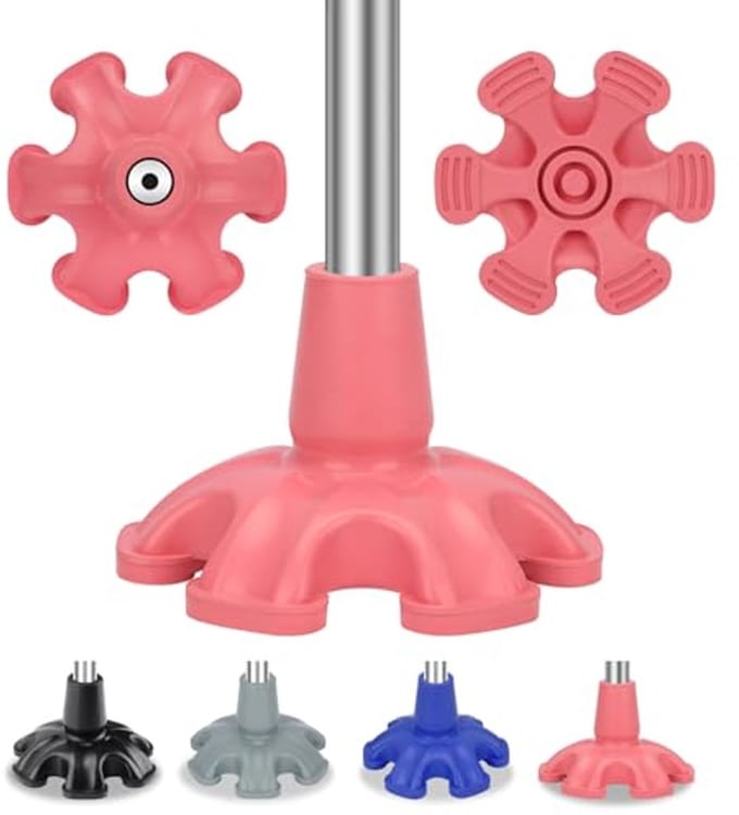 19mm Rubber Cap for Walking Stick - Non-Slip Self Standing Replacement Accessory with Extreme Grip
