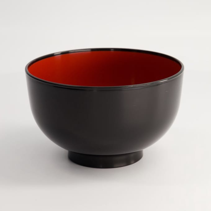 Tokyo Design Studio - Lacquerware Kom - Zwart - 15,9 x 9,5 cm
