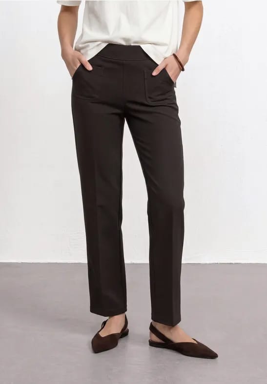 Street one - Dames broek - Maat 36 - Vrouwen - ZWART - Viscose
