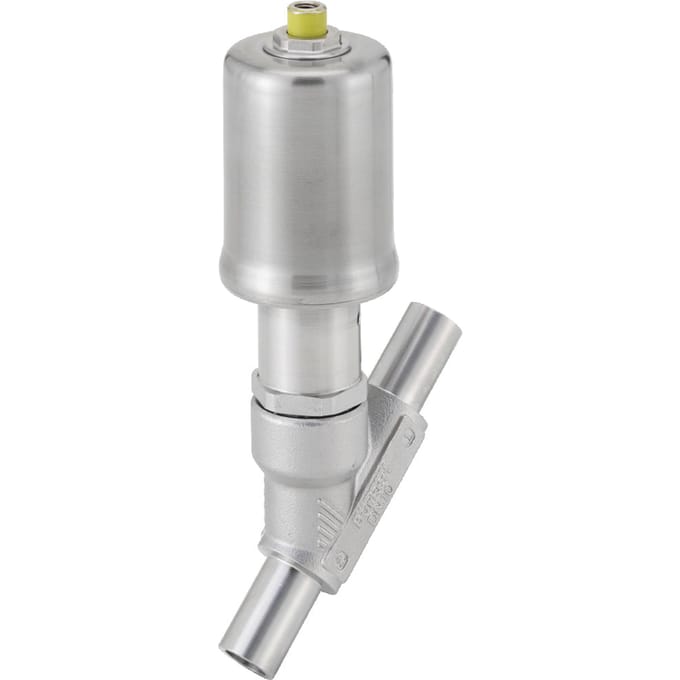 Klem DN 25 NC Pneumatische Vrijstroomafsluiter RVS- 2060 - 305502