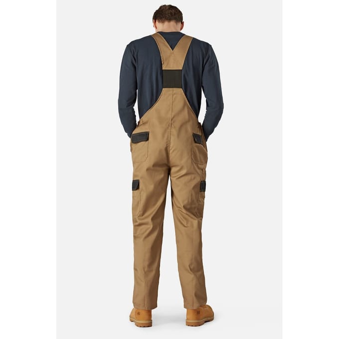 Dickies Everyday Tuinbroek en Draagband Polyester Heren Bruine Werkoverall
