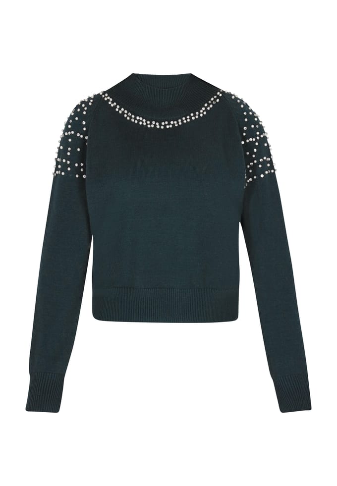 Faina Jumper Dames donkergroen