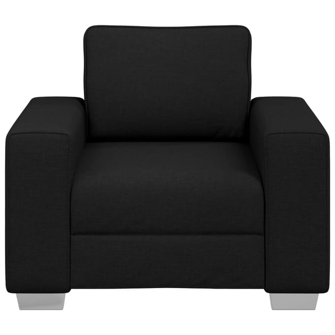 vidaXL - Sofa - Stoel - Zwart - 100 - cm - Stof