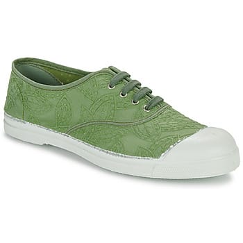 Tennisschoenen met veters en Engelse borduursels