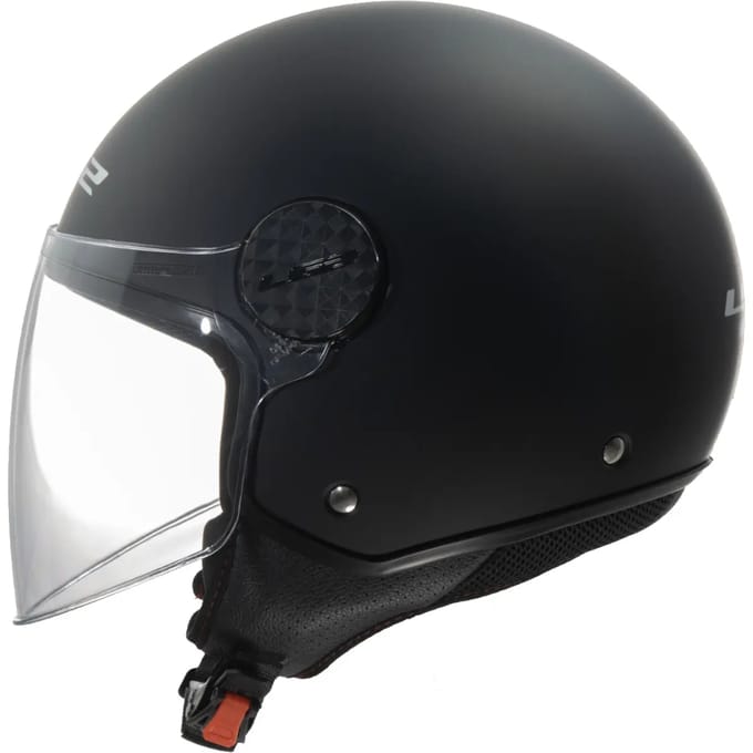 LS2 OF558 Sphere II Solid Mat Zwart Jethelm - Helm