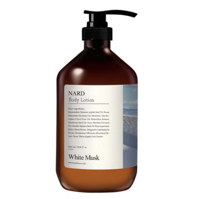 Nard Hydraterende Geparfumeerde Bodylotion Witte Muskus 1L black