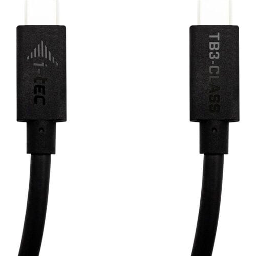 i-tec TB3CBL150CM USB-C-kabel Thunderbolt 3 USB-C stekker 1.50 m Zwart