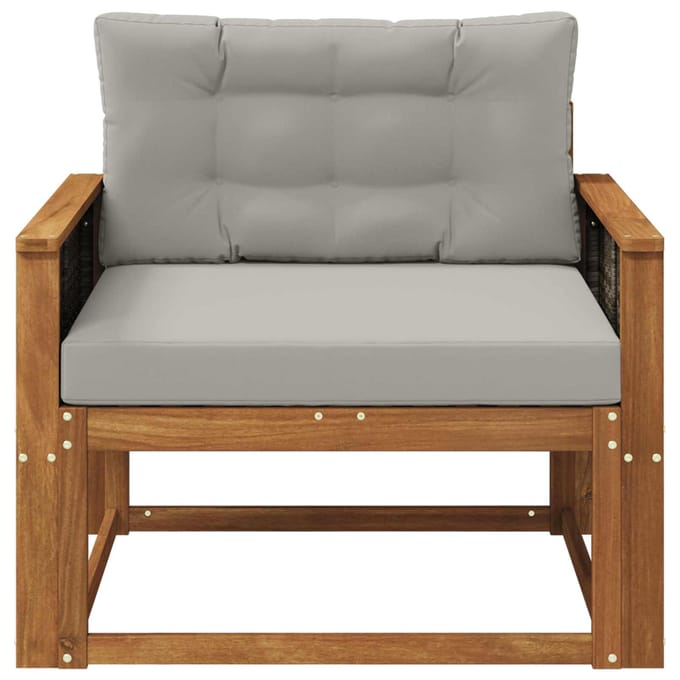 vidaXL - Buiten - Midden - Sofa - Naturel