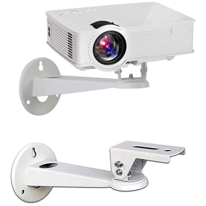 Projector Muurbeugel 360 Graden Draaibaar Aluminiumlegering Schokbestendig Mini Projector Hanger voor white