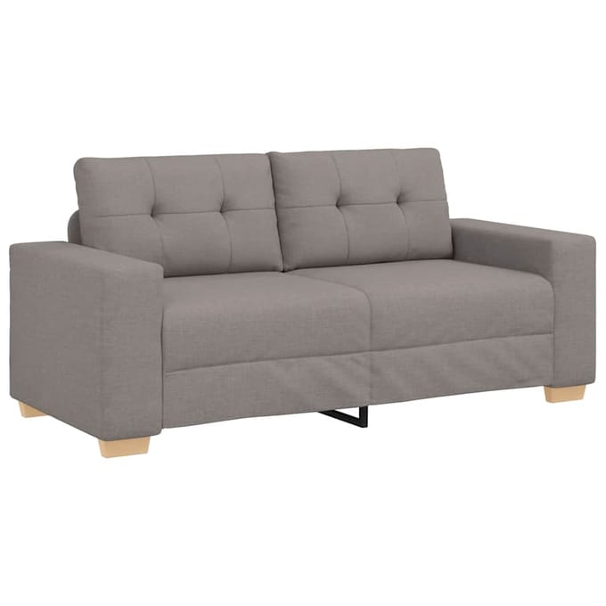 vidaXL - Loveseat - Bank - Taupe - 180x77x82 - cm - Stof