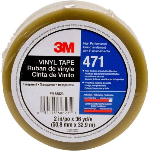 3M 471F 471T5033 PVC-plakband Transparant (l x b) 33 m x 50 mm 1 stuk(s)