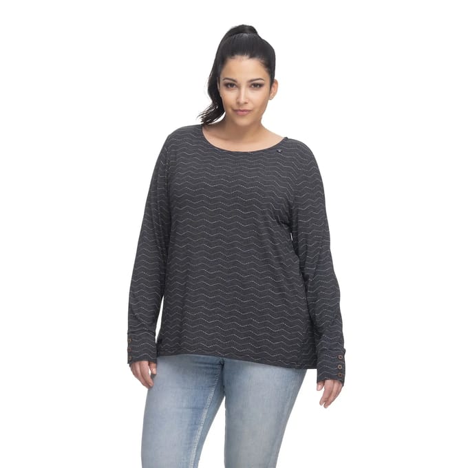 Dames-T-shirt met lange mouwen Ragwear Malka Plus