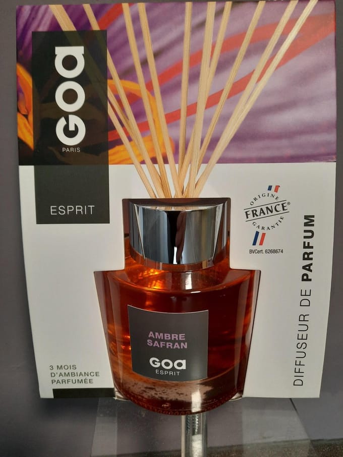 goa geurstokjes amber - saffraan