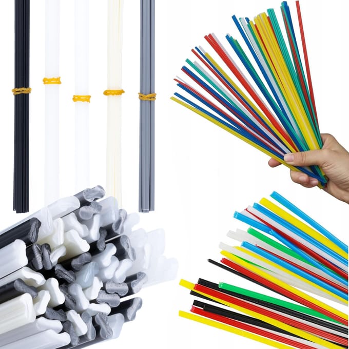 Rosfix Kunststoflasdraad Set Mini - 5 Types PP - PE - ABS - PVC - 50 St, 0,5x250mm