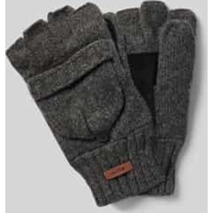 Handschoenen met labeldetail, model 'HAAKON'