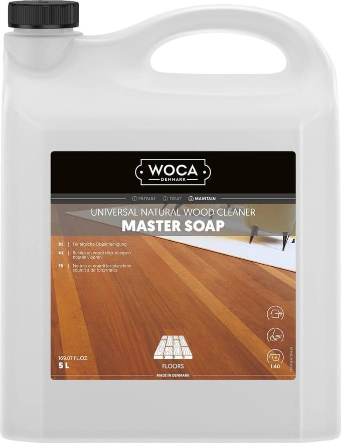 WOCA Masterzeep NATUREL - 5 liter