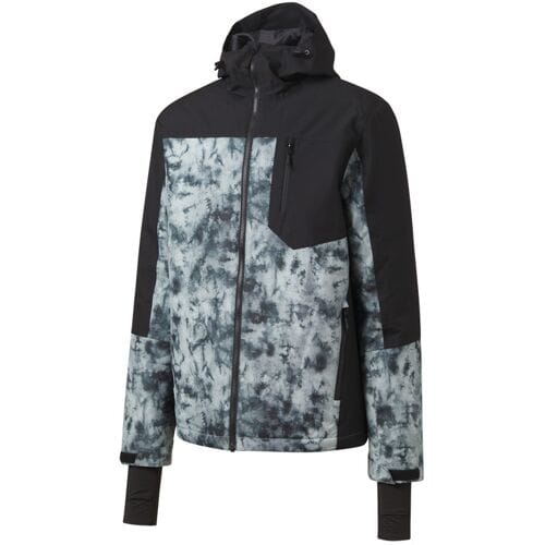 CRIVIT Heren ski-jas Classic (Zwart/print, M (48/50))