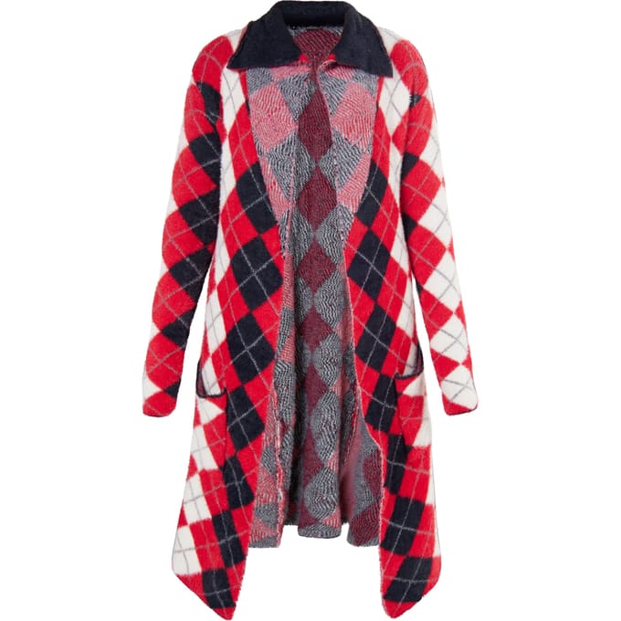 Mymo Vest Dames Zwart Rood Veelkleurig