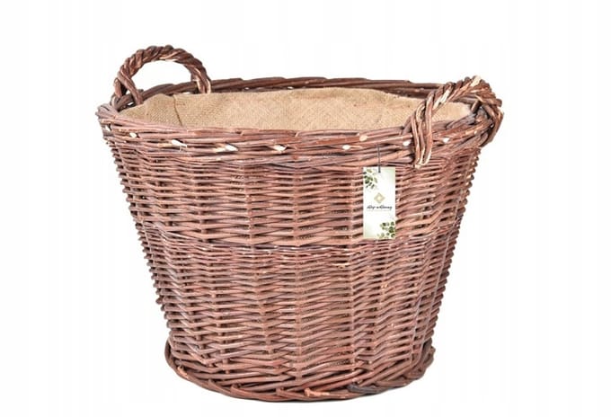 Grote Wikkenmand 55 cm - Ideaal voor Tuin & Hout