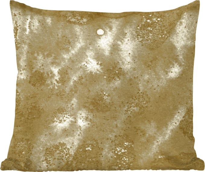 Sierkussens - Kussentjes Woonkamer - 60x60 cm - Glitter - Goud - Abstract