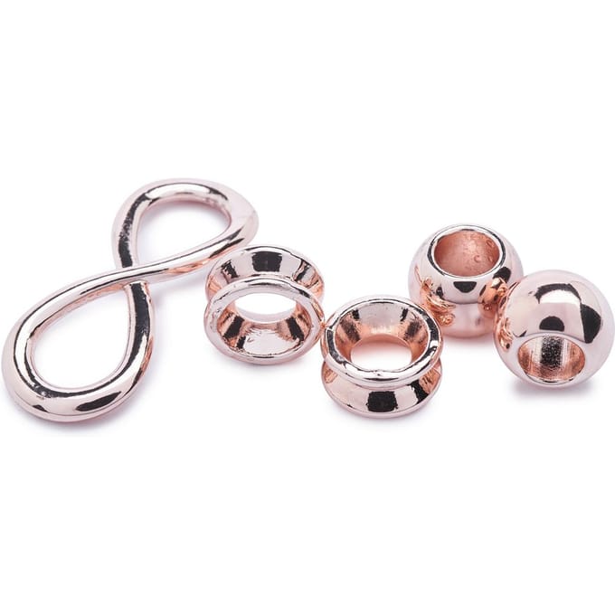 Charms "Infinity", 5 stuks.