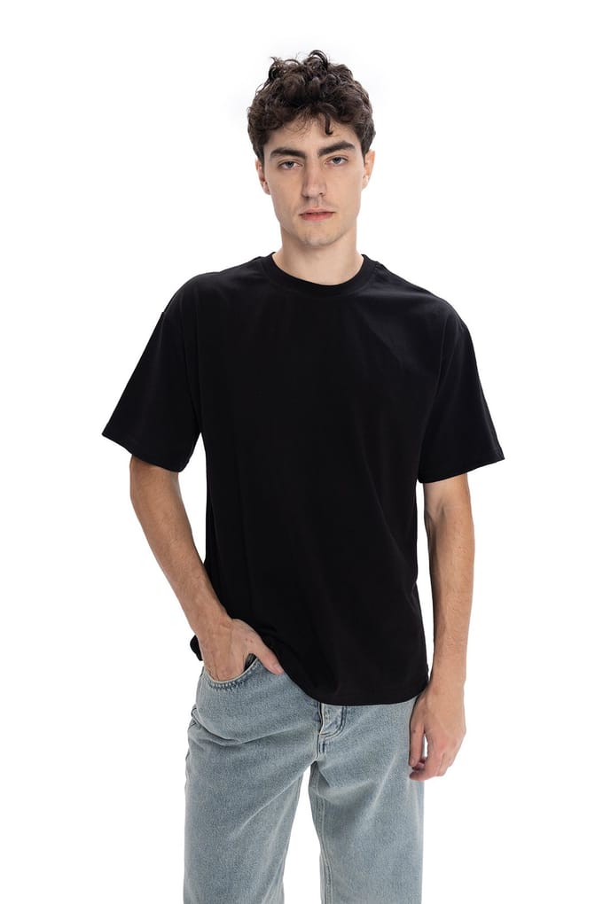Regular Fit Ronde Hals Korte Mouw T-shirt