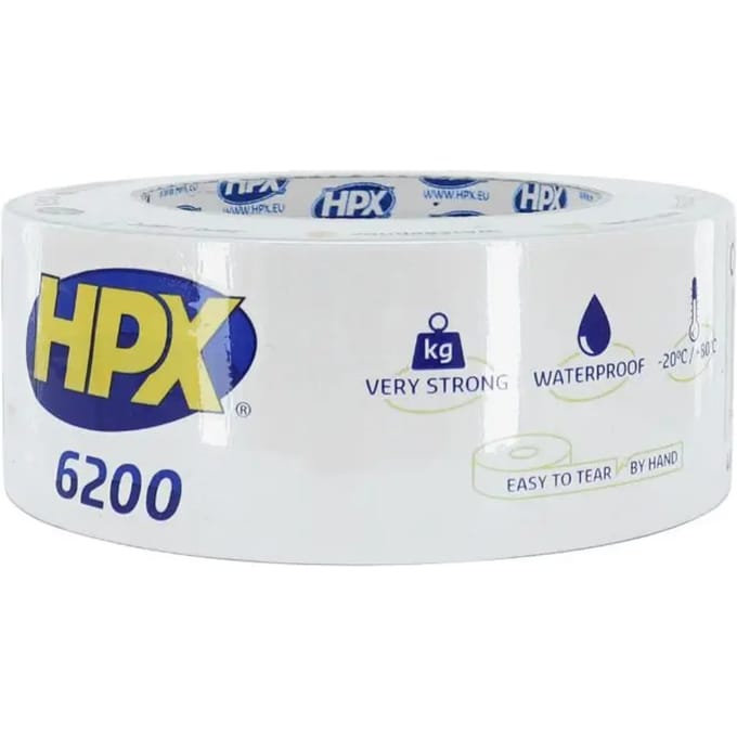 Pantsertape - wit 48mm x 25m