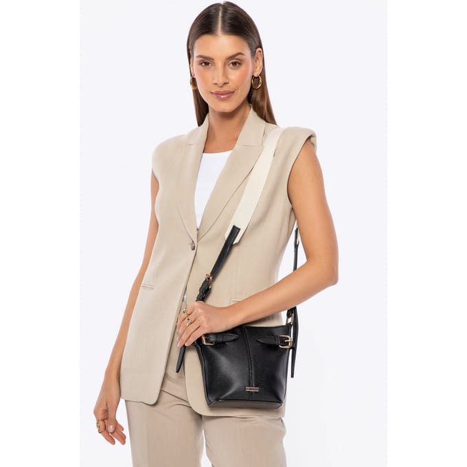 Wittchen Dames Kleine Bucket Bag Gemaakt van Eco-leer Zwart